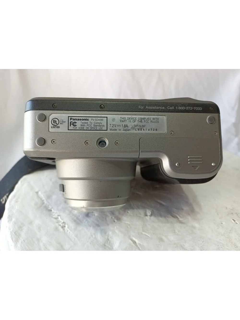 Panasonic PV-SD4090 PalmCam 1.3MP SuperDisk Camera 3x Zoom 1999 Vintage Tested